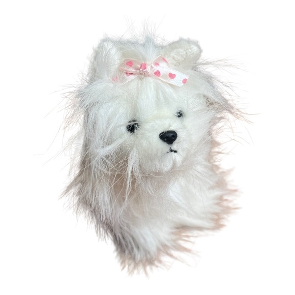 HM070 Ganz Webkinz Pink White Yorkie Dog Stuffed Animal‎ Plush No Code 6” - Picture 1 of 8